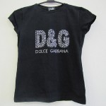 Черная футболка D&G
